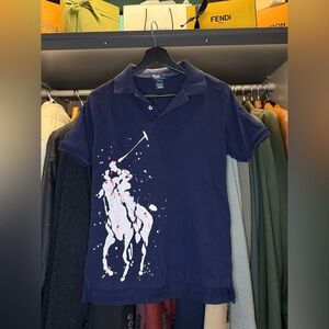 Polo Ralph Lauren Big Pony Cotton Mesh Polo Shirt (Boys’)